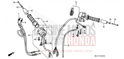 COMMUTATEUR/CABLE ST1100V de 1997